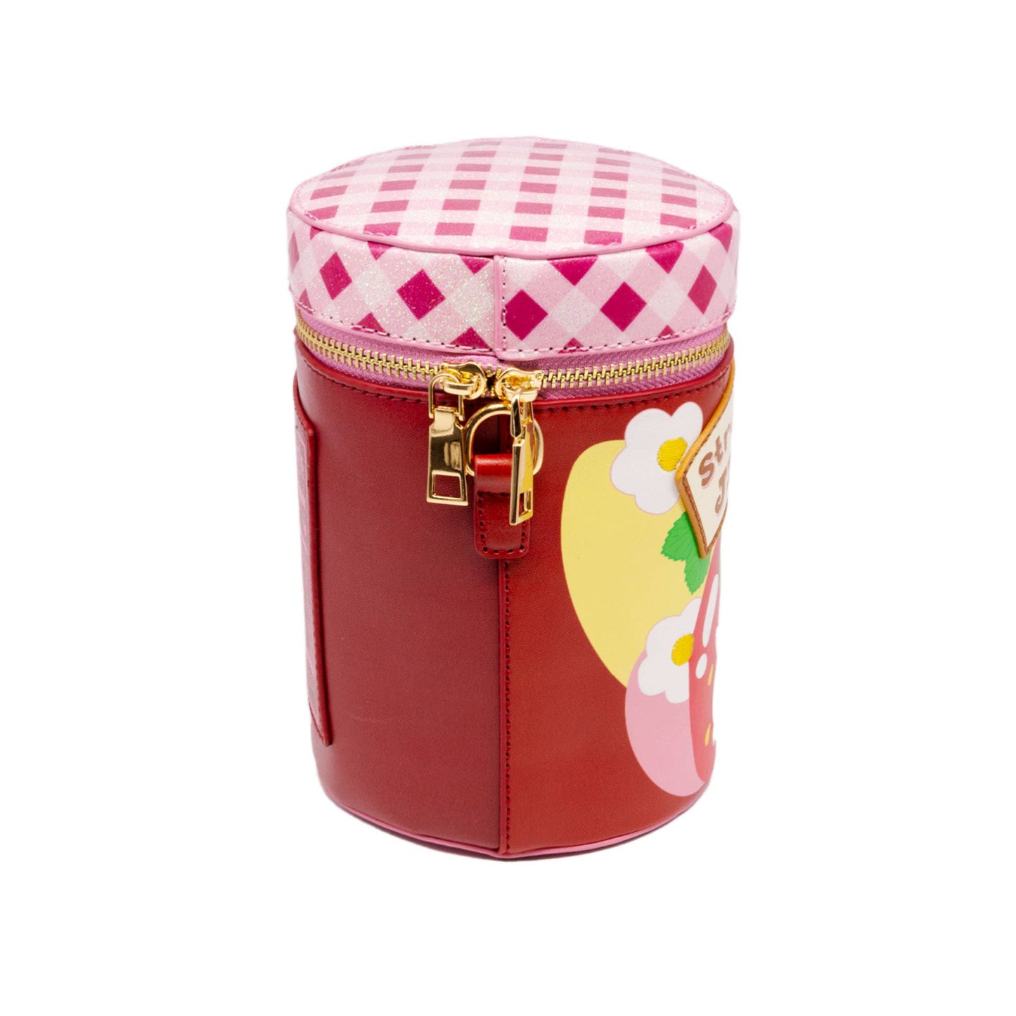 Jelly Jar Purse Side Zipper Closure