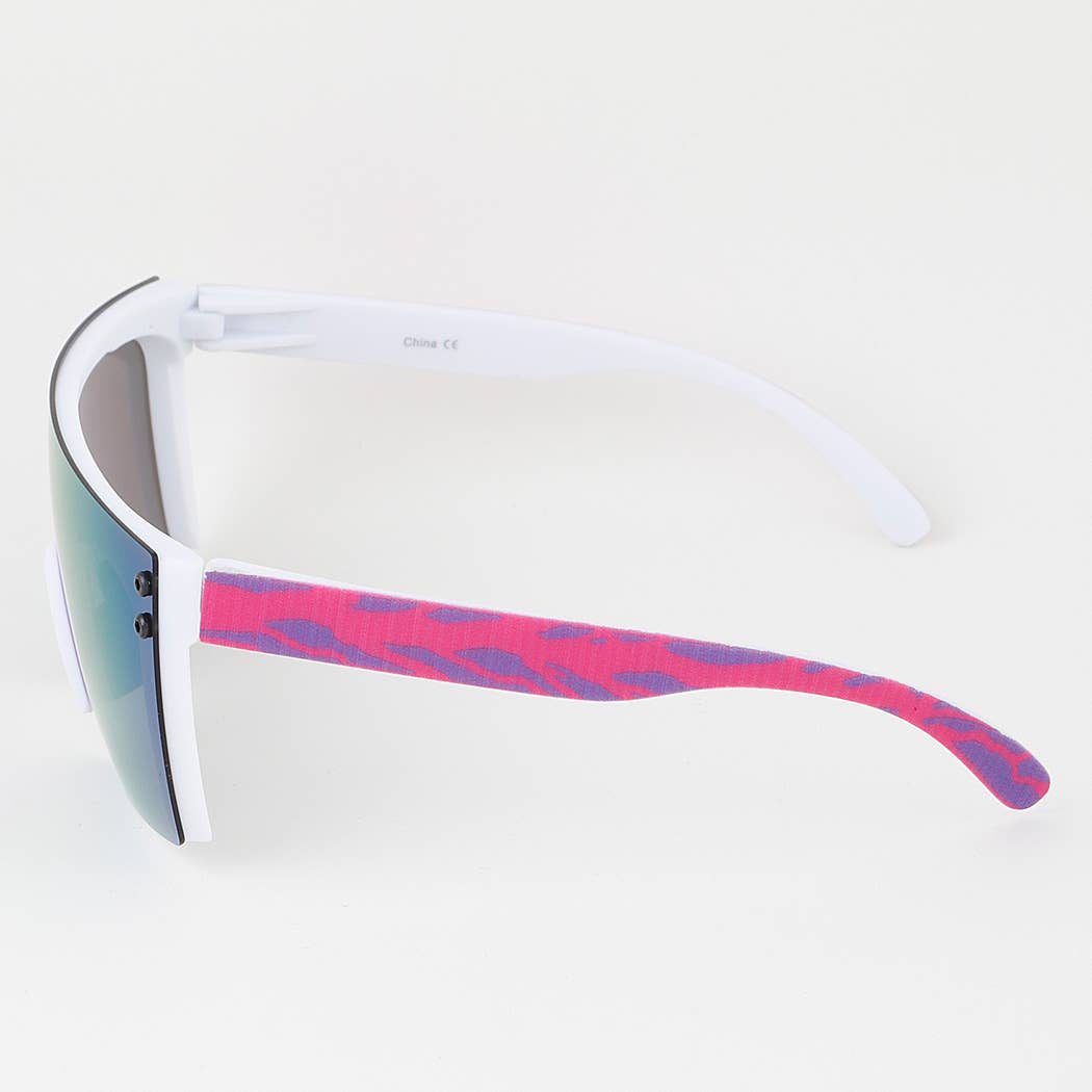 Polarized Straight Shield Sunglasses