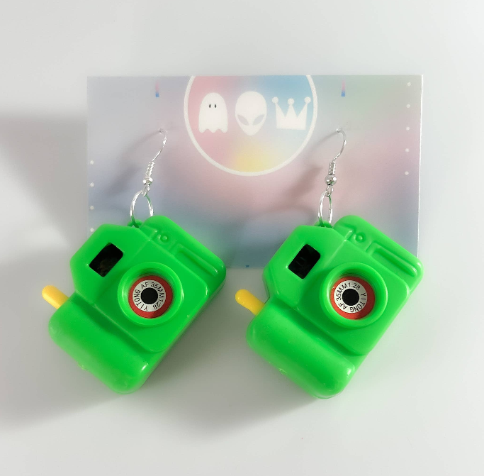 Viewfinder Camera Earrings