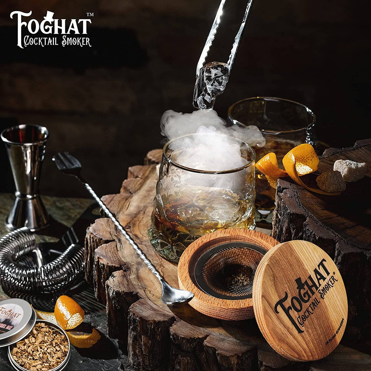 Foghat Cocktail Smoker™ Glass of Whiskey