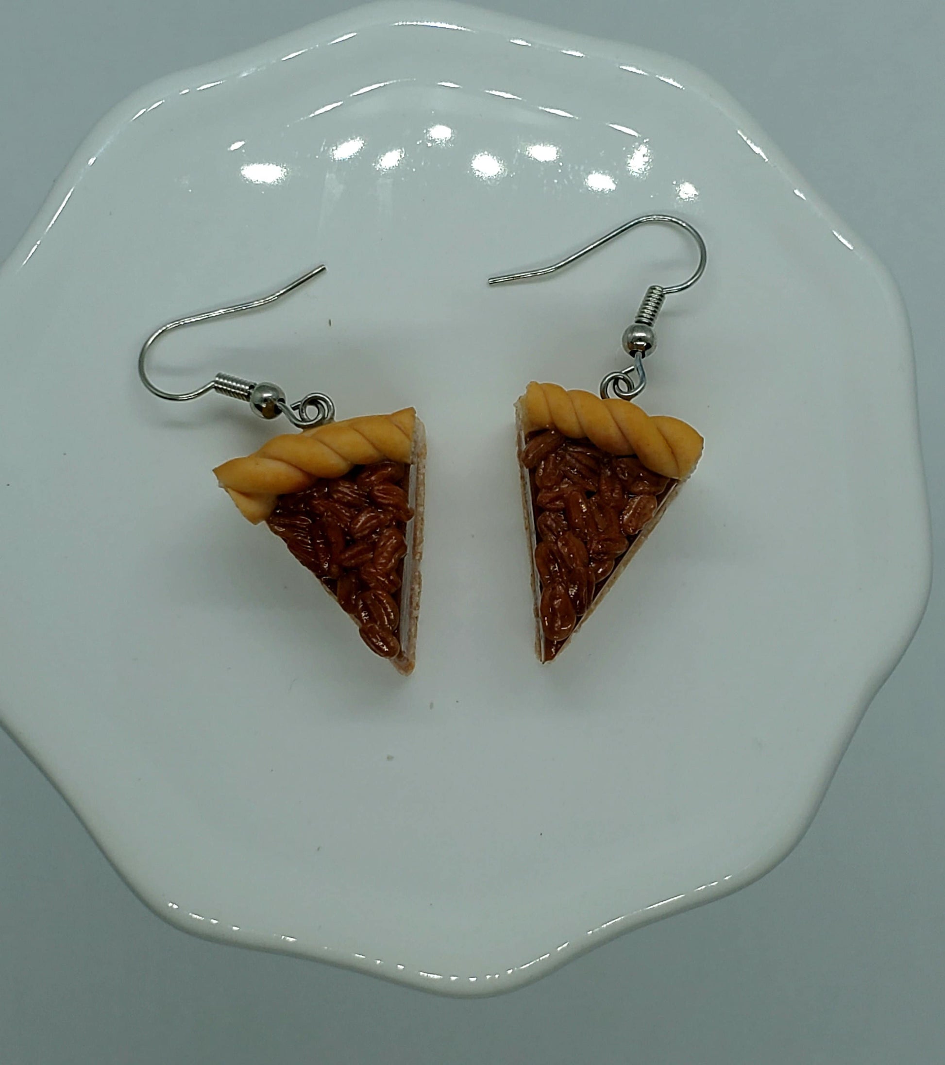 Pecan Pie Earrings Above