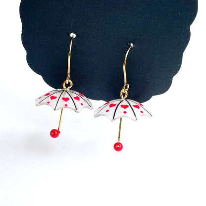 Heart Umbrella Earrings