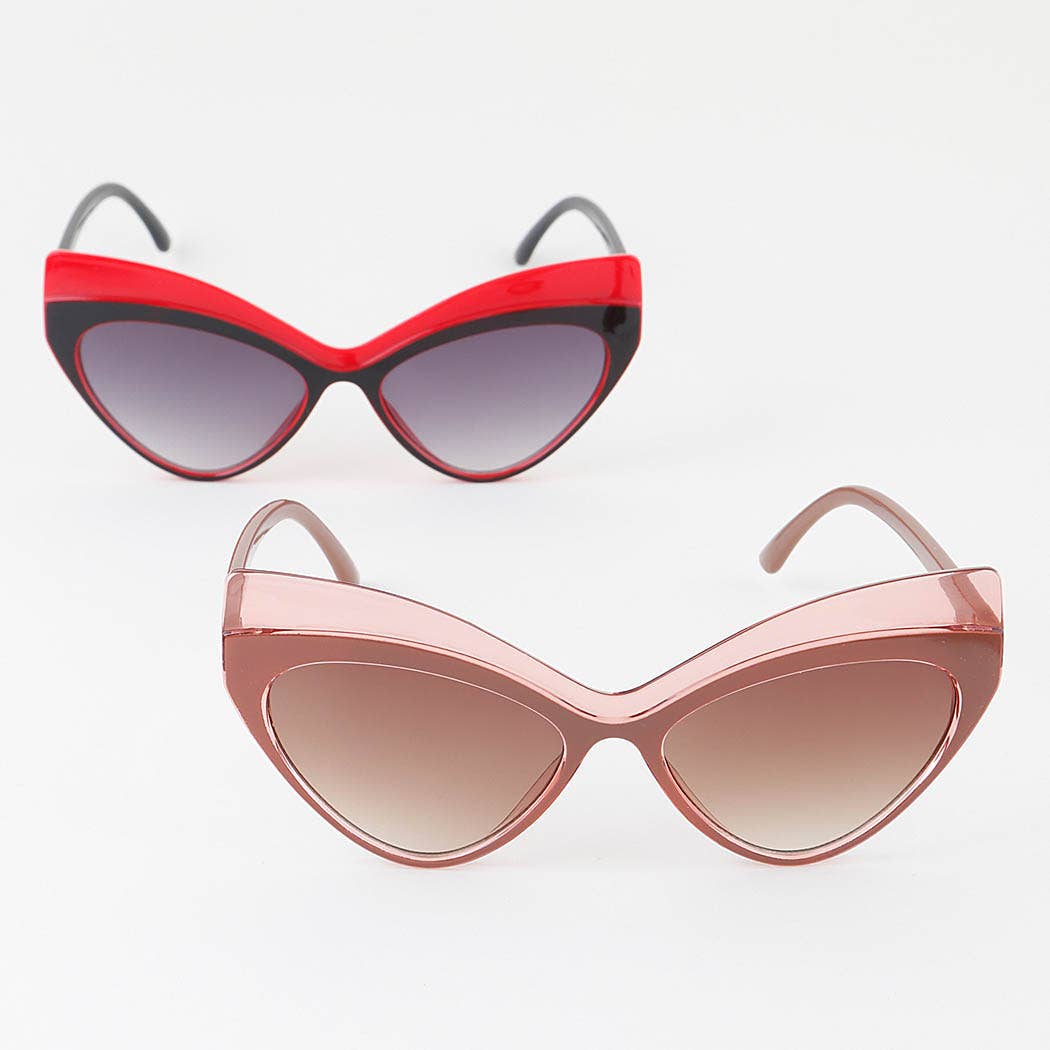 Glamour Shades Sunglasses Pink and Red Pairs