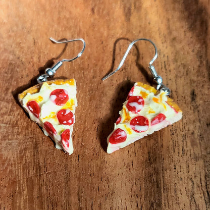 Pepperoni Pizza Earrings