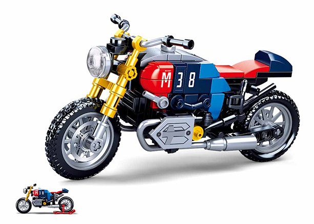 Motorcycle Building Brick Kit