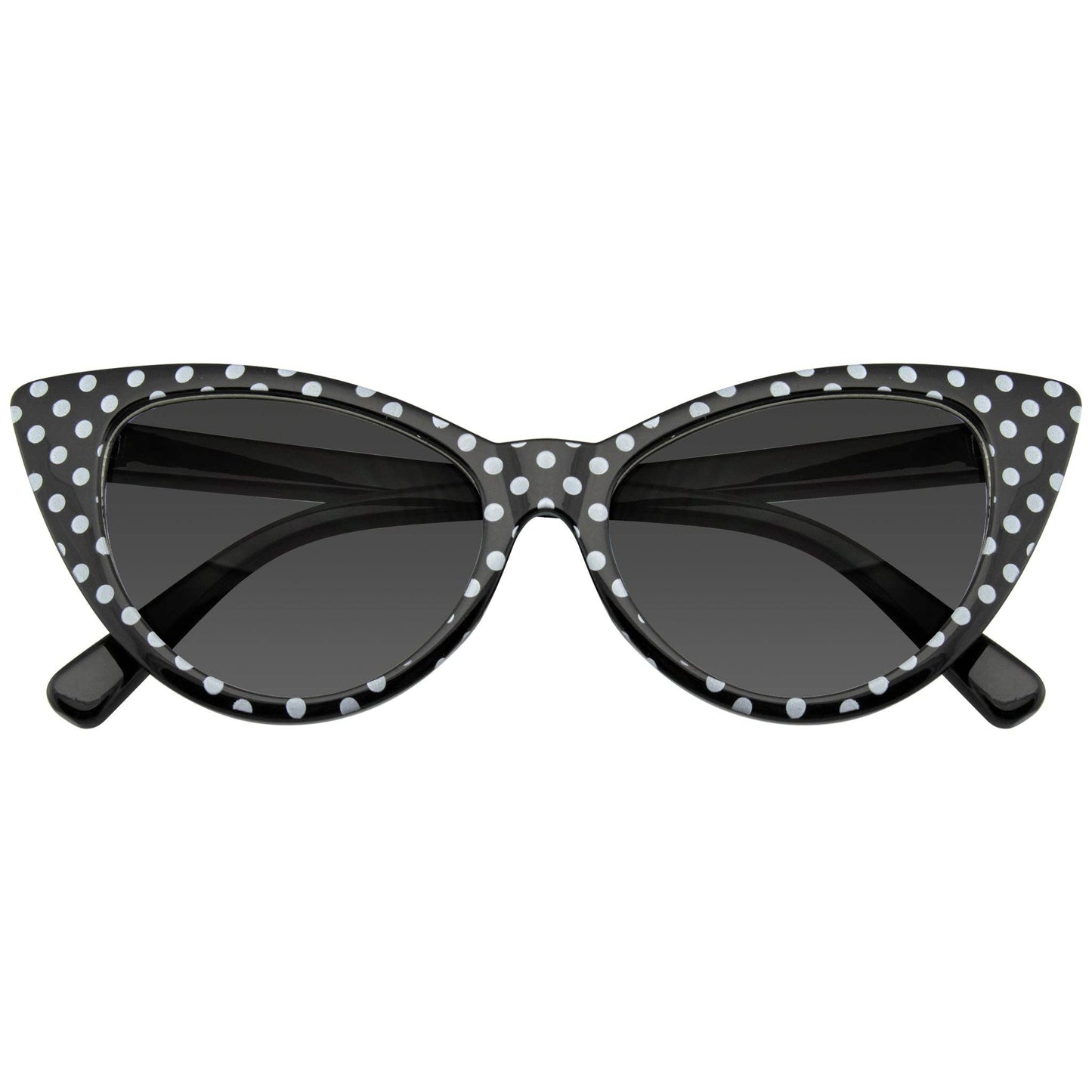 Rockabilly Polka Dot Cat Eye Sunglasses