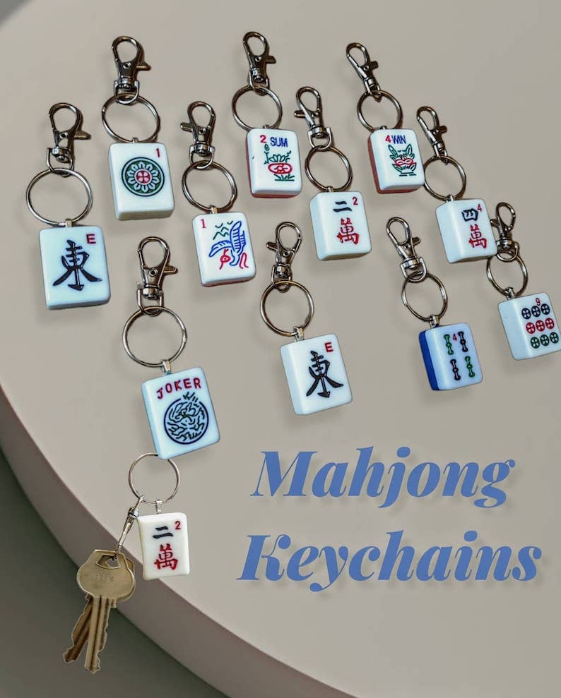 Mahjong Keychain all keychain possibilities