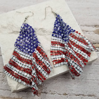 American Flag Earrings