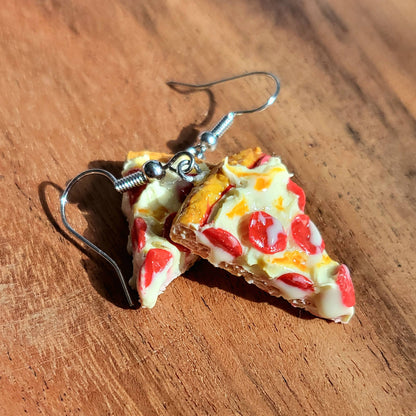 Pepperoni Pizza Earrings