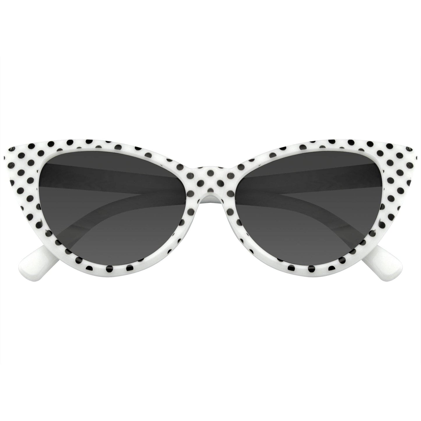 Rockabilly Polka Dot Cat Eye Sunglasses