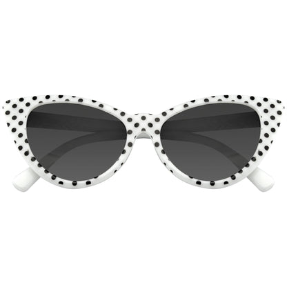 Rockabilly Polka Dot Cat Eye Sunglasses