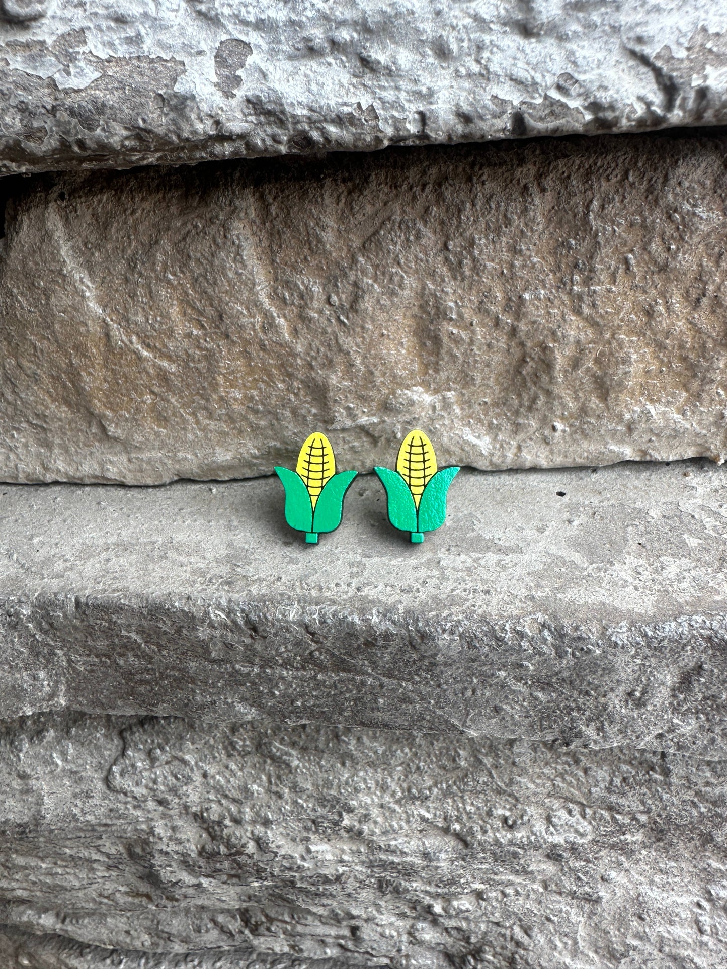 Corn Stud Earrings