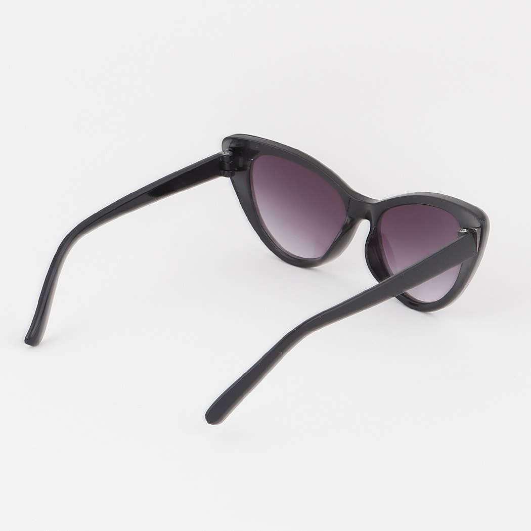 Kids Jeweled Cateye Sunglasses Black Back