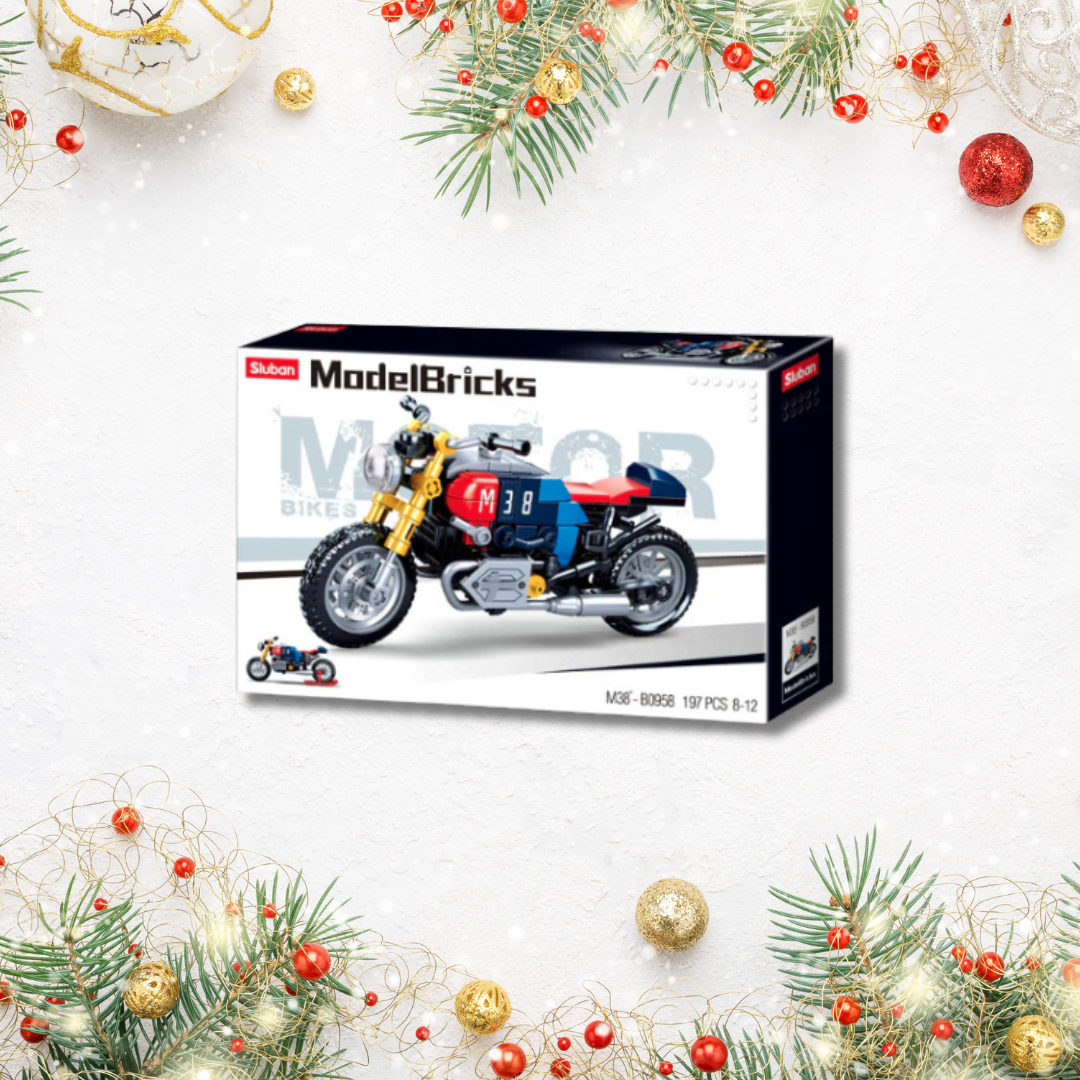 Motorcycle Building Brick Kit