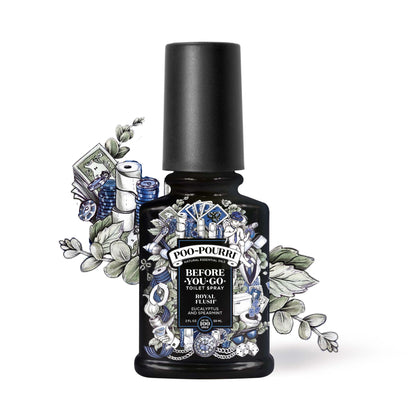 Poo-Pourri Royal Flush Spray With Design