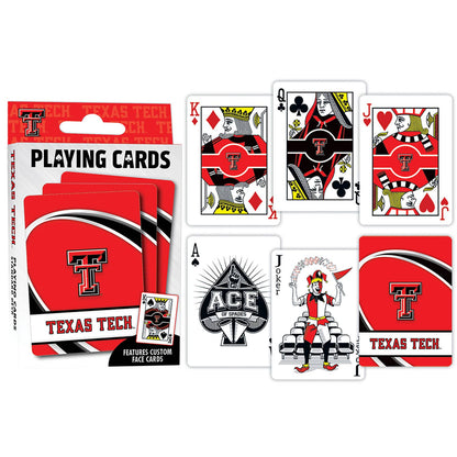 Texas Tech Playing Cards Box and Cards