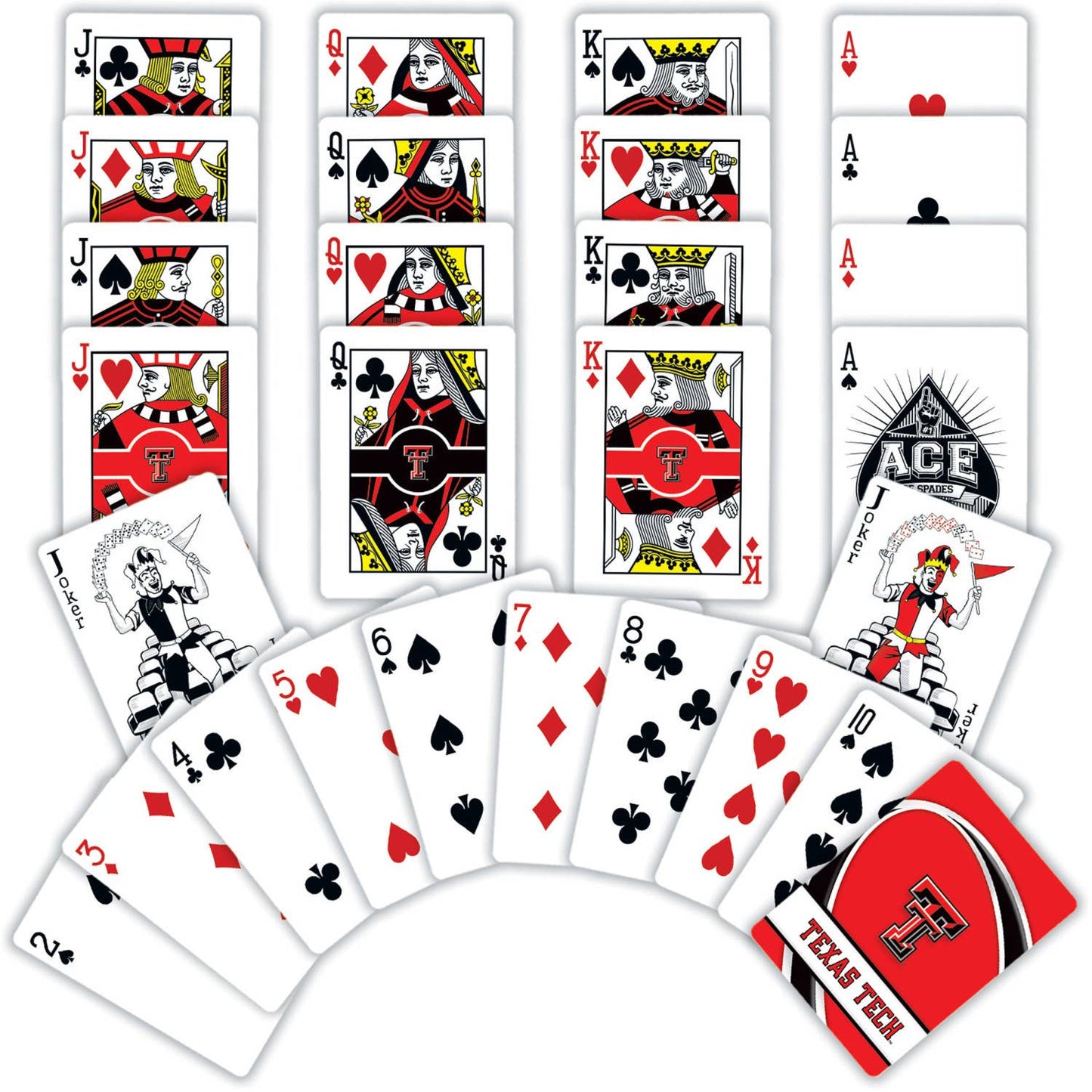 Texas Tech Playing Cards Flushed Out