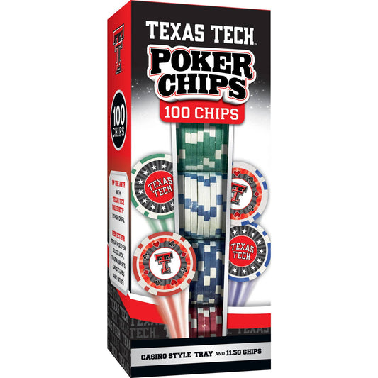 Texas Tech Poker Chips Box