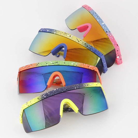 Thunder Bolt Shield Sunglasses All Colors