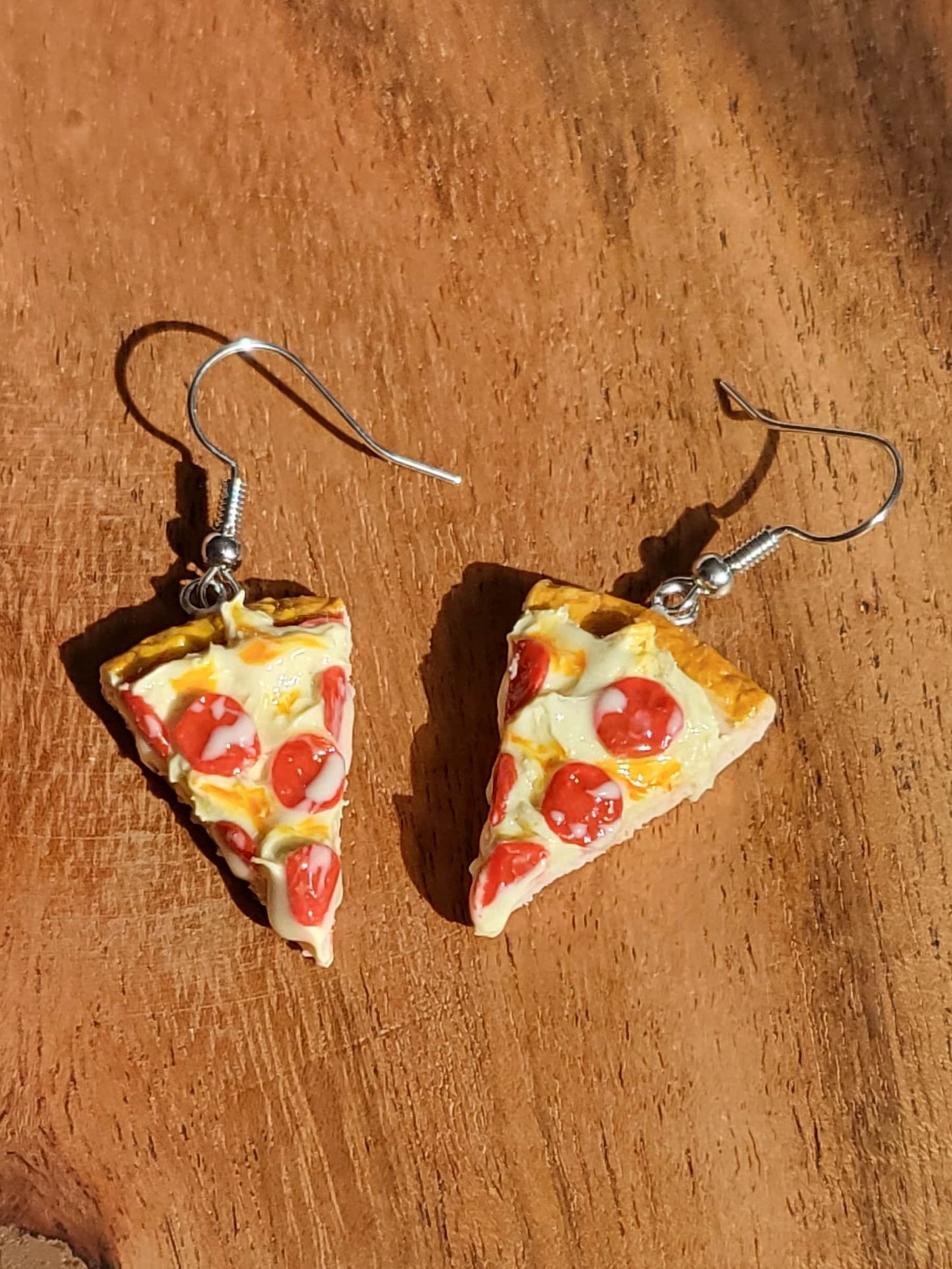 Pepperoni Pizza Earrings