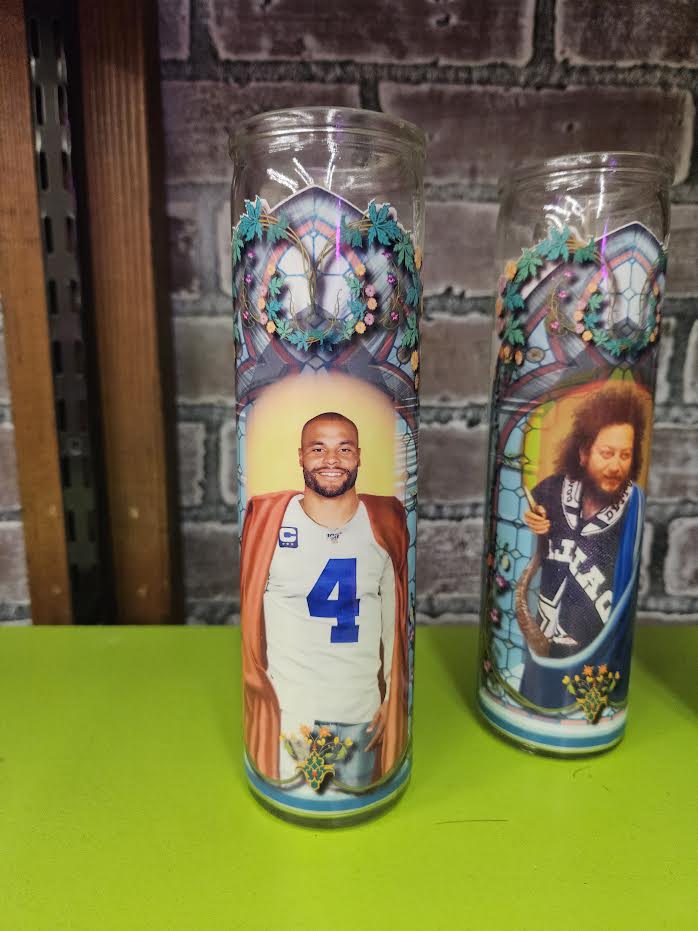 Dallas Cowboys Prayer Candle Dak Prescott