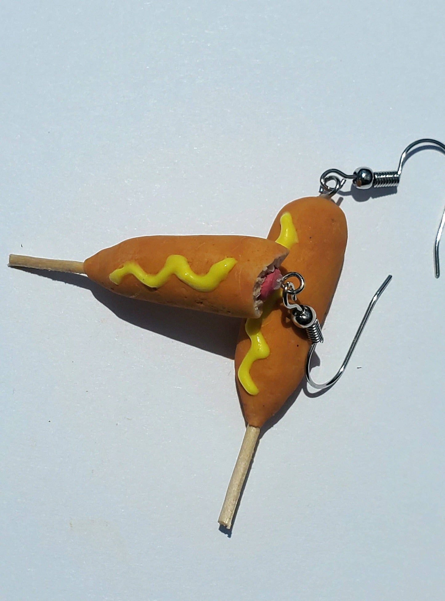 Corn Dog Earrings