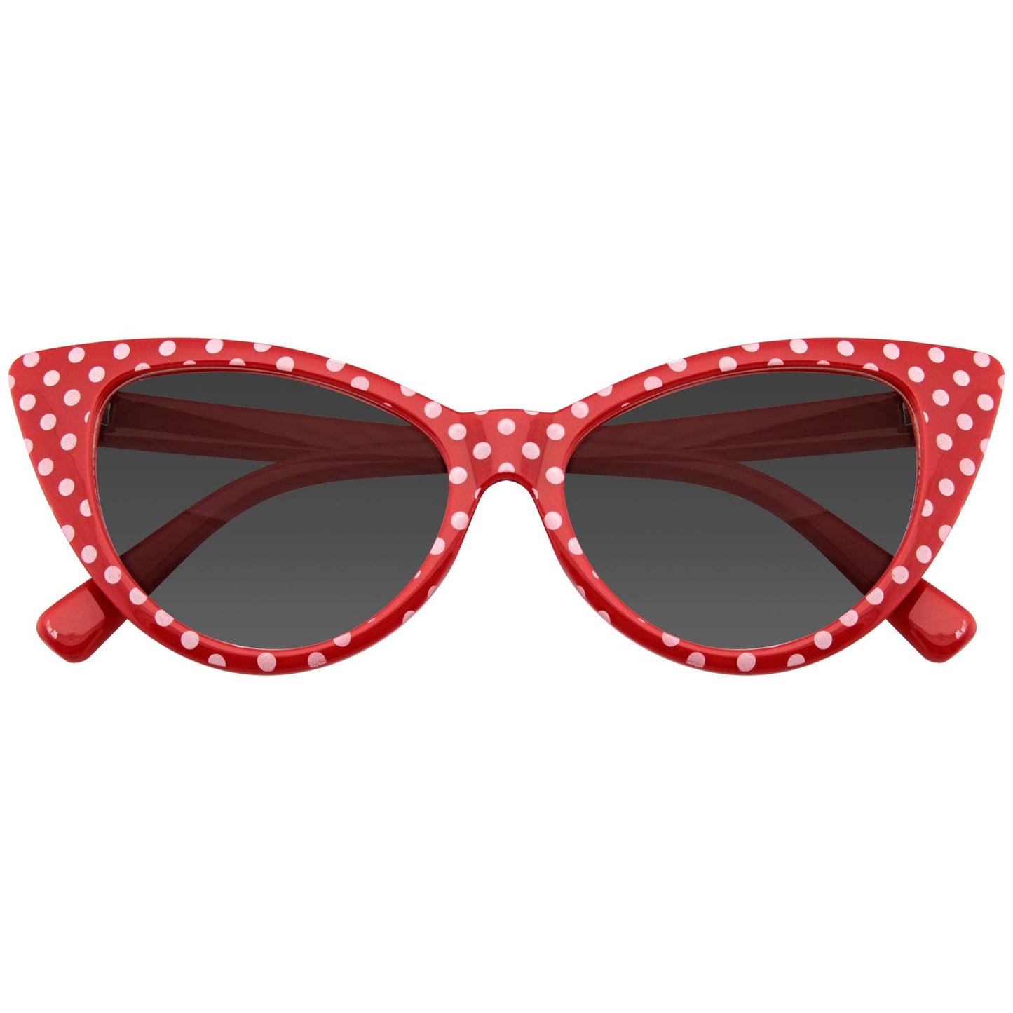 Rockabilly Polka Dot Cat Eye Sunglasses