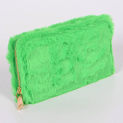 Neon Furry Wallet Green Side