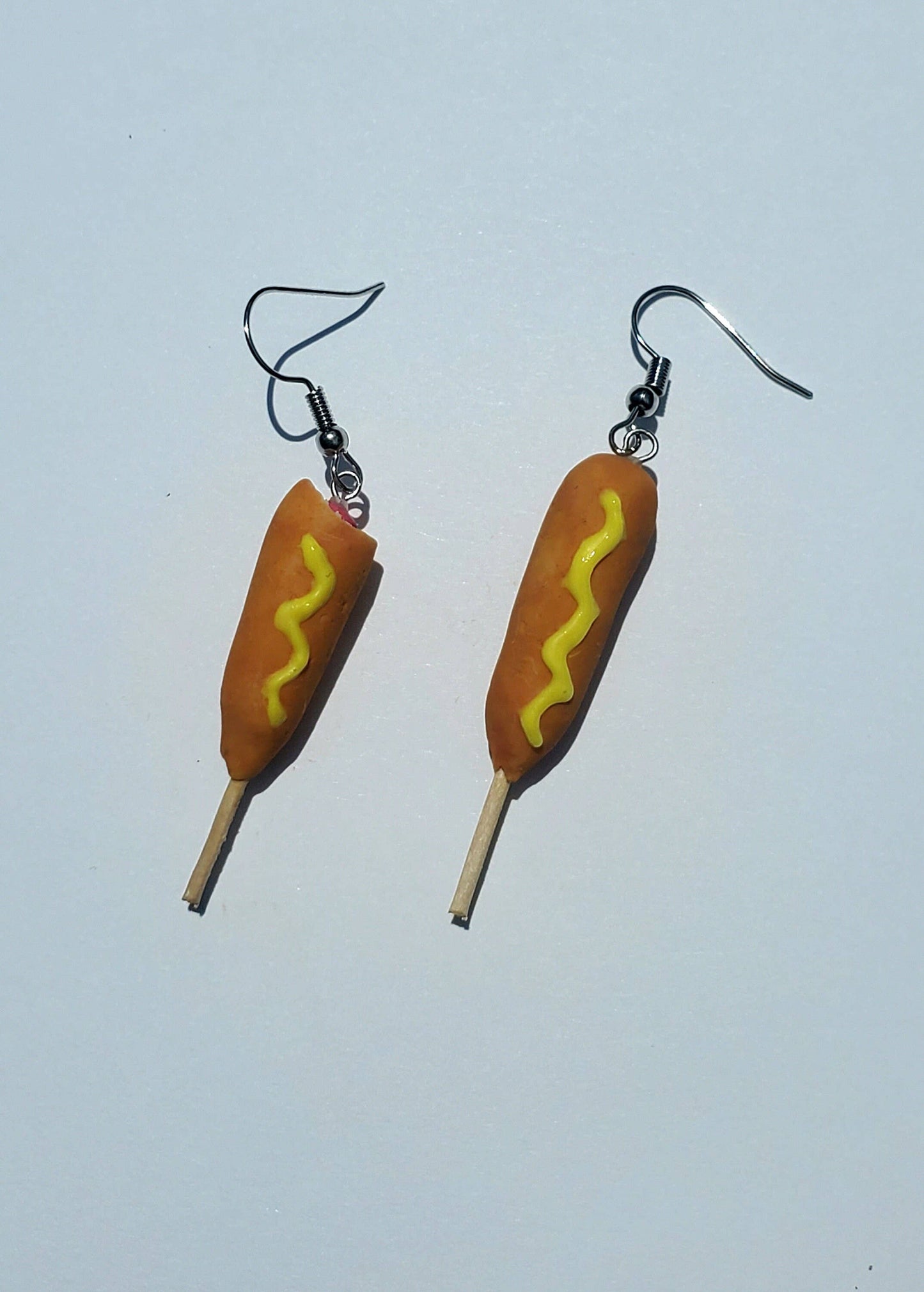 Corn Dog Earrings