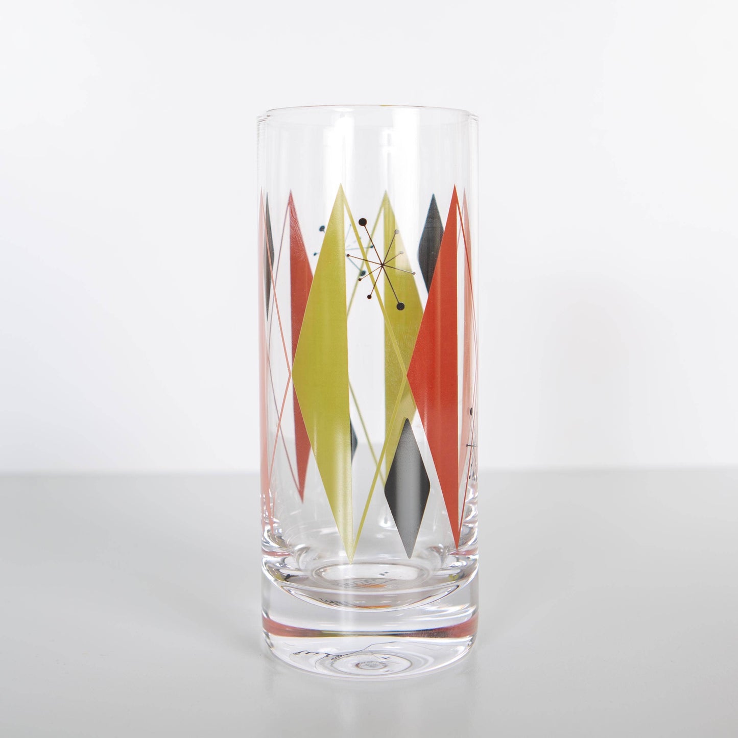 Diamond Retro Vintage Highball Cocktail Glass