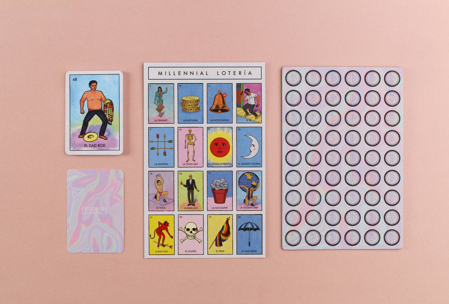 Millennial Lotería: El Midlife Crisis Expansion Pack inside