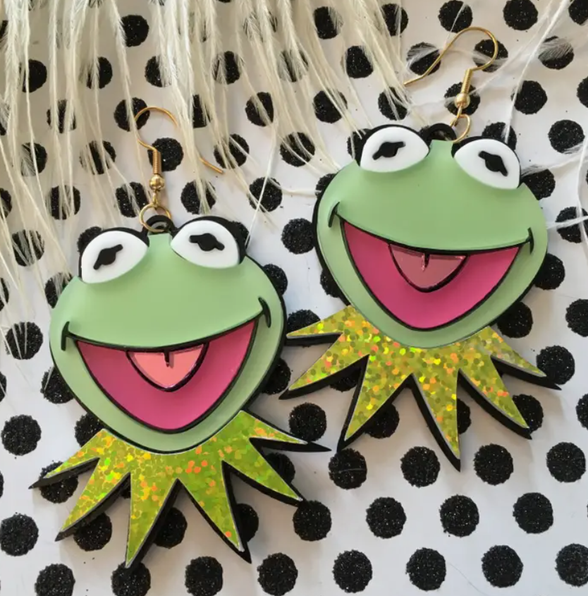 Kermit Earrings