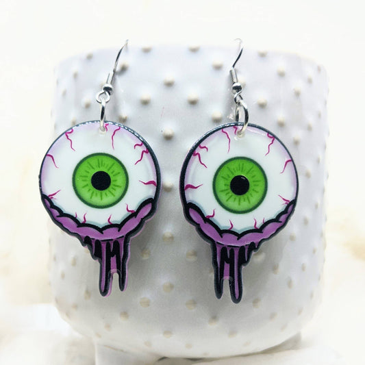 Dripping Eyeball Earrings