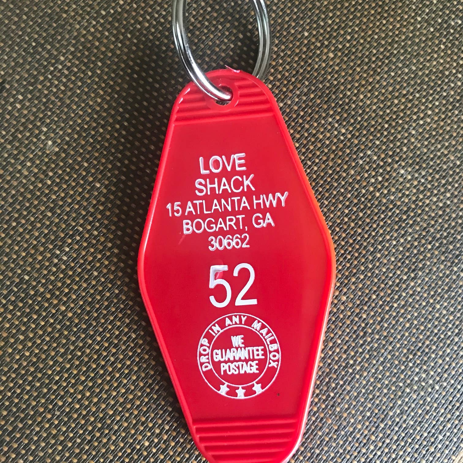 Love Shack Motel Keychain