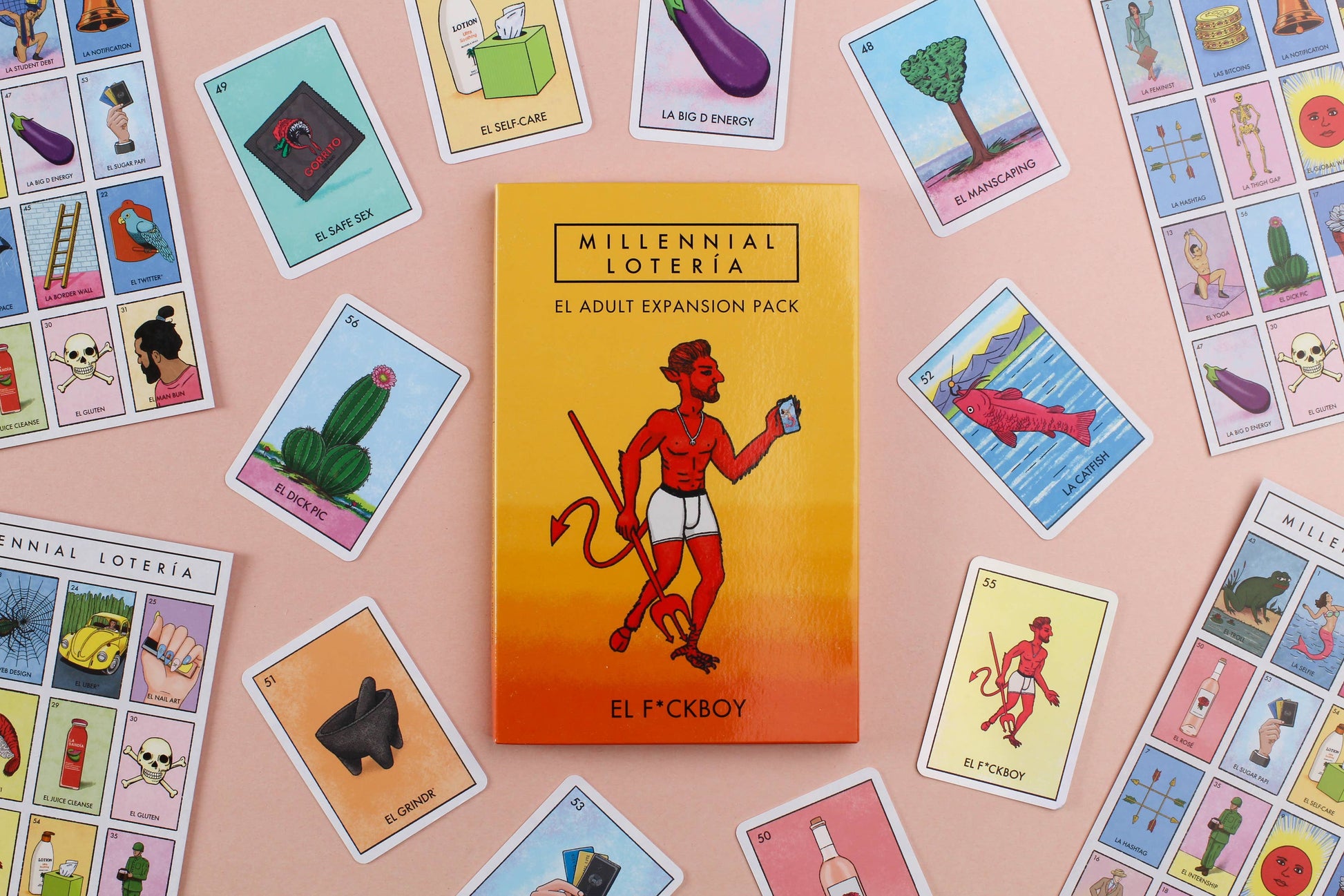 Millennial Lotería: El Adult Expansion Pack