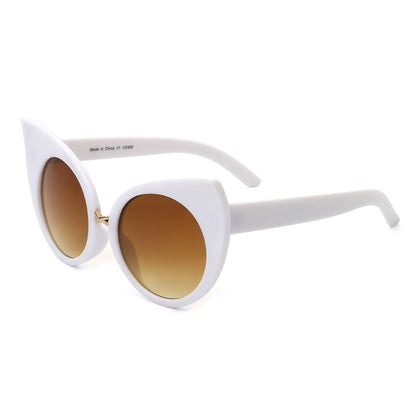 Retro High Pointed Oversize Fashion Cat Eye Sunglasses