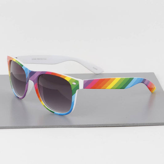 Rainbow Striped Sunglasses