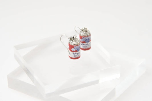 budweiser can earrings