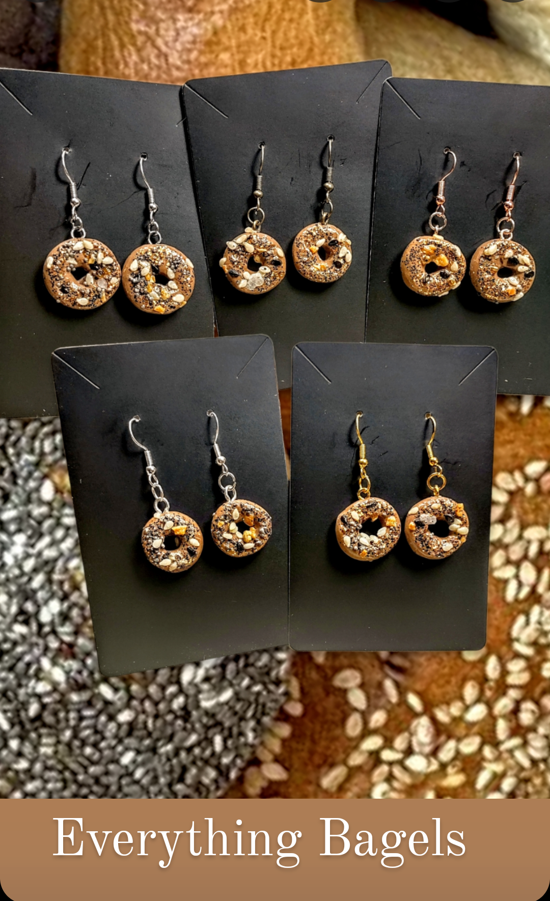 Everything Bagel Earrings