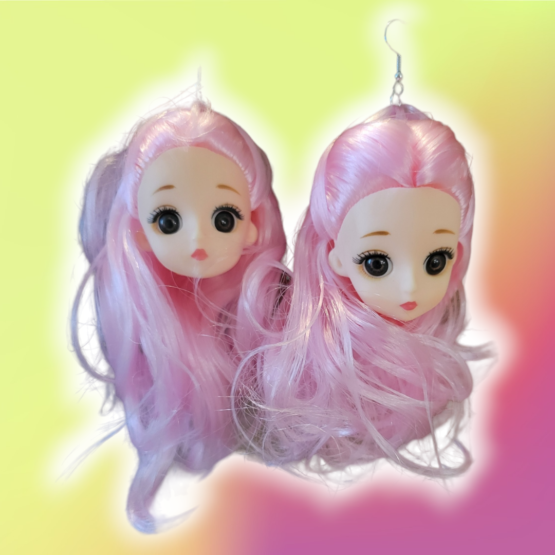 Doll 2025 head earrings