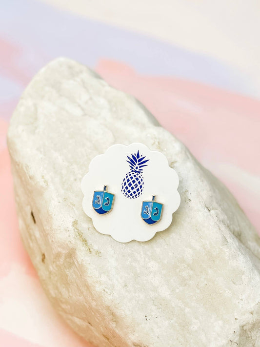 Dreidel Stud Earrings