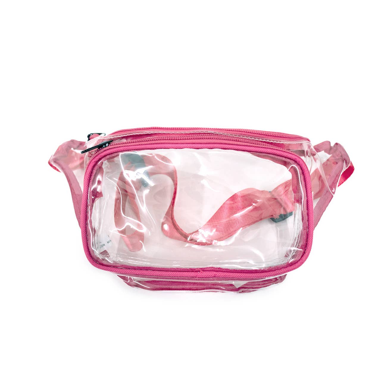 Neon Trim Clear Fanny Pack