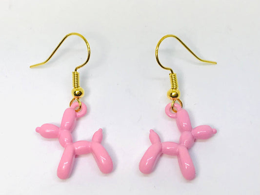 Metal Balloon Animal Earrings