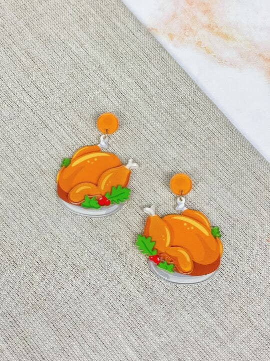 Turkey Dinner Earrings