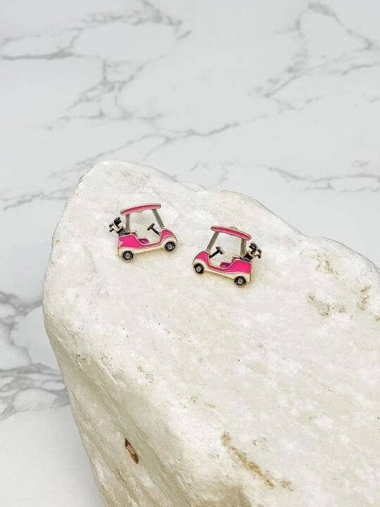 Golf Cart Earrings