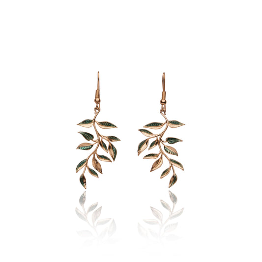 Willow Bough Leaf Drop Earring