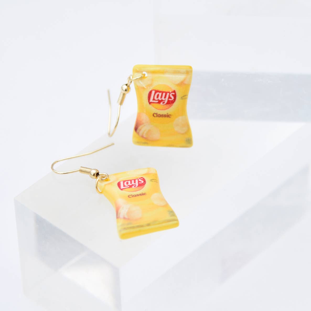 Lay's Chips Bag Earrings