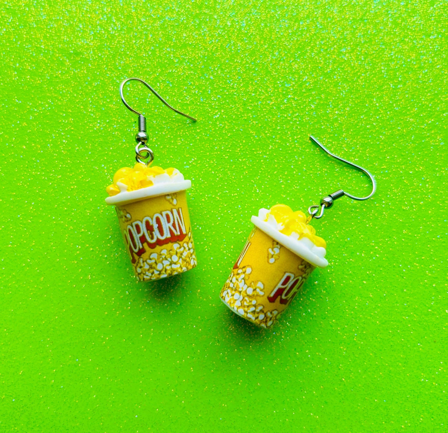 Popcorn Bucket Earrings