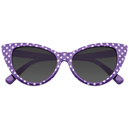 Rockabilly Polka Dot Cat Eye Sunglasses