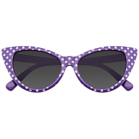 Rockabilly Polka Dot Cat Eye Sunglasses